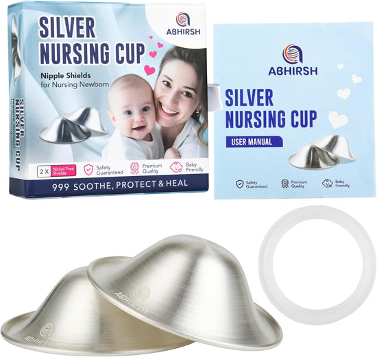 Abhirsh 999 Silver Nursing Cups